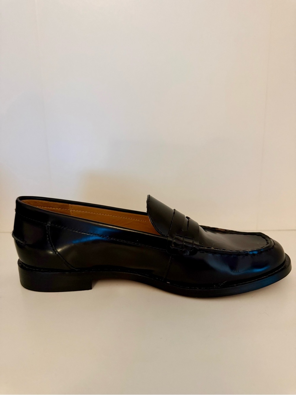 Madewell The NYE Penny Loafer - 7H - True Black - Picture 9 of 10